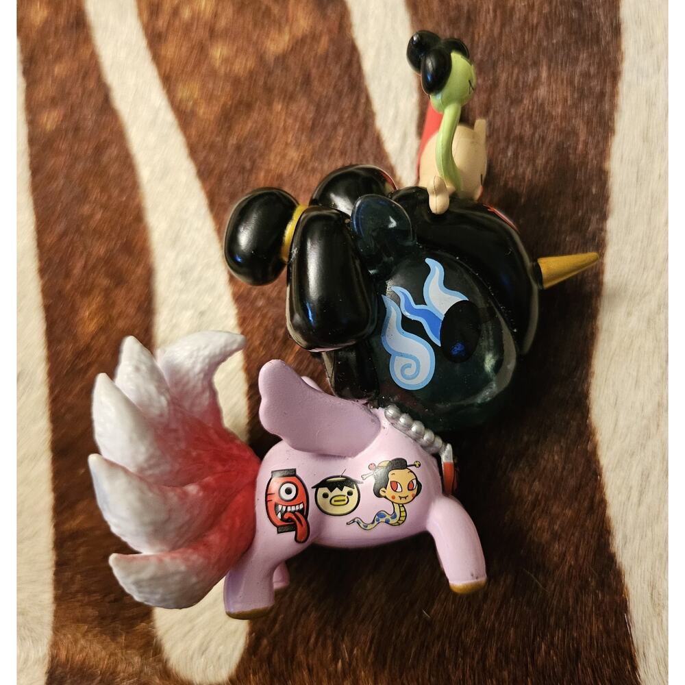 Tokidoki After Dark Series 2 Halloween Unicorno 3" Yokka Vinyl Figure - NO BOX - Picture 2 of 5